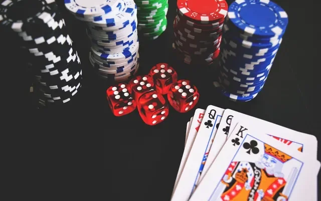 Chips, cards and dice