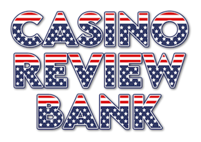 CasinoReviewBank emblem illustrating an online guide to gaming services